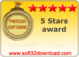 "Hello World" As ActiveX 2.1 5 stars award